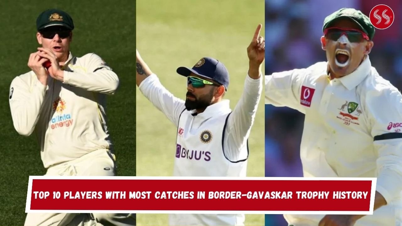 Top 10 Players with Most Catches in Border-Gavaskar Trophy History