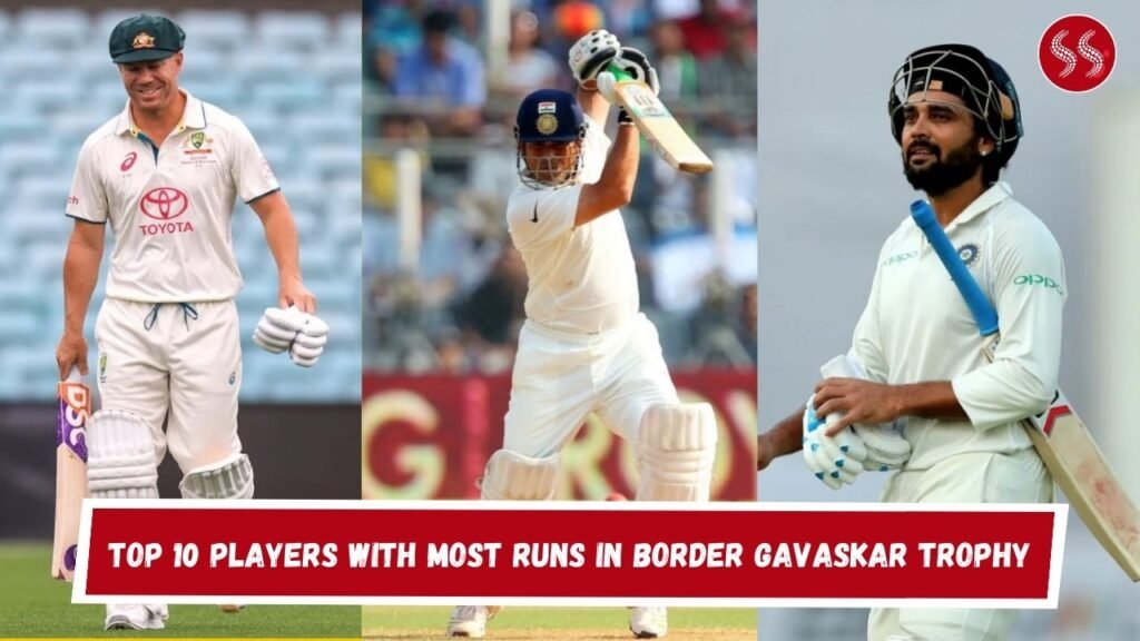 Top 10 Players with Most Runs in Border Gavaskar Trophy