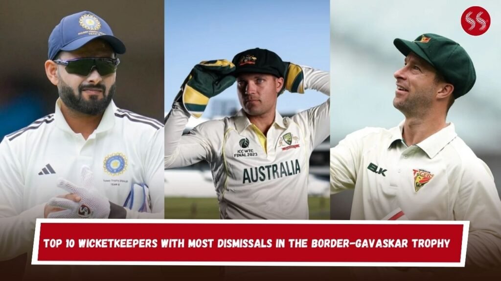 Top 10 Wicketkeepers with Most Dismissals in the Border-Gavaskar Trophy