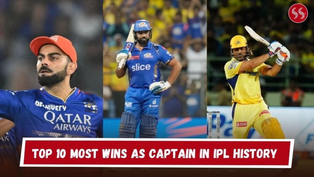 Top 10 Most Wins as Captain in IPL History