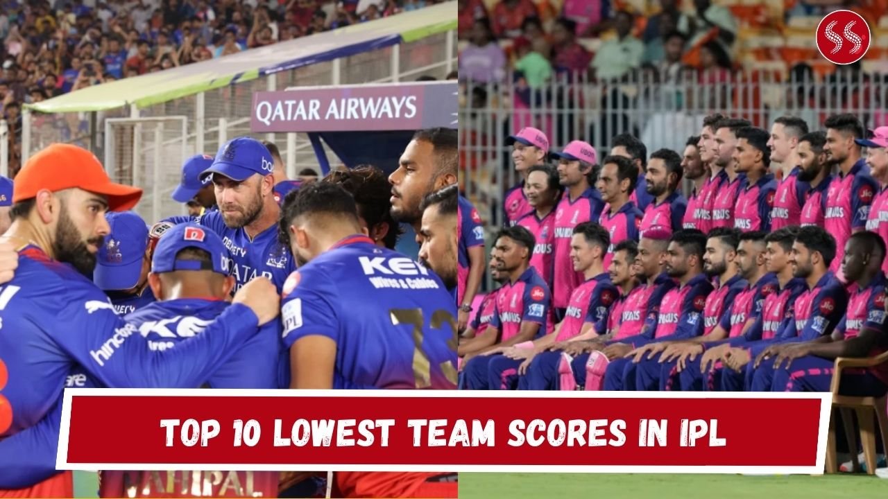 Top 10 Lowest Team Scores in IPL