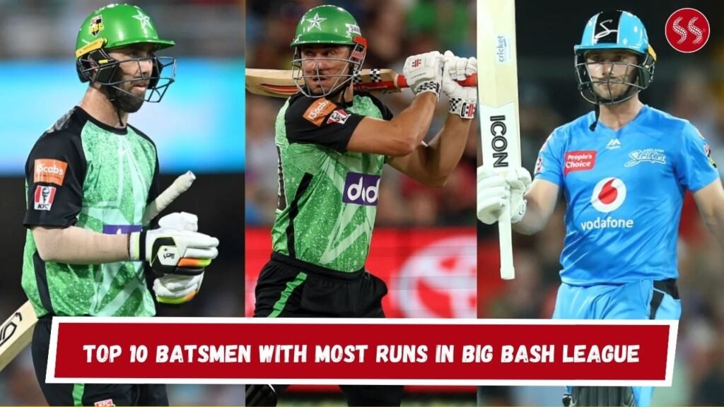 Top 10 Batsmen With Most Runs in Big Bash League