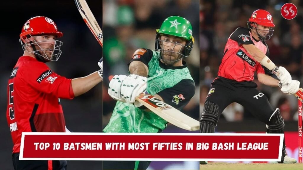 Top 10 Batsmen With Most Fifties in Big Bash League