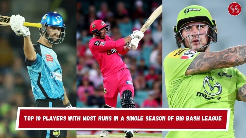 Top 10 Players With Most Runs in a Single Season of Big Bash League