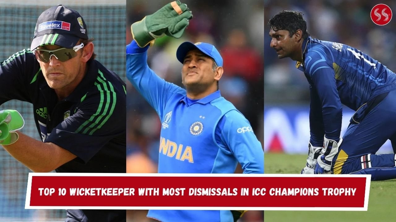 Wicketkeepers With Most Dismissals in ICC Champions Trophy