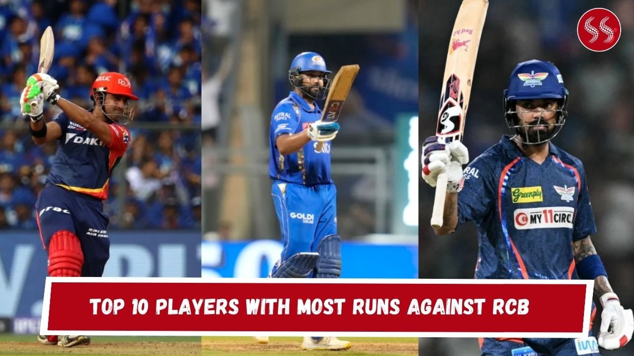 Top 10 Players with Most Runs Against RCB